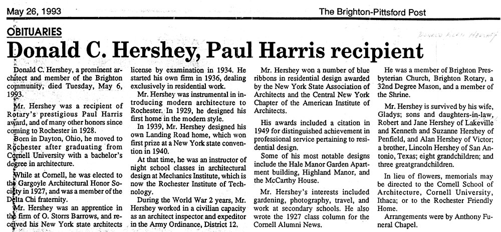 Don Hershey obituary