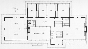 Plans for the Robert Brown House in Pittsford, NY