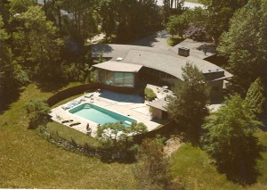Wing House aerial approx 1969 (Photo provided by Laura Mentch)