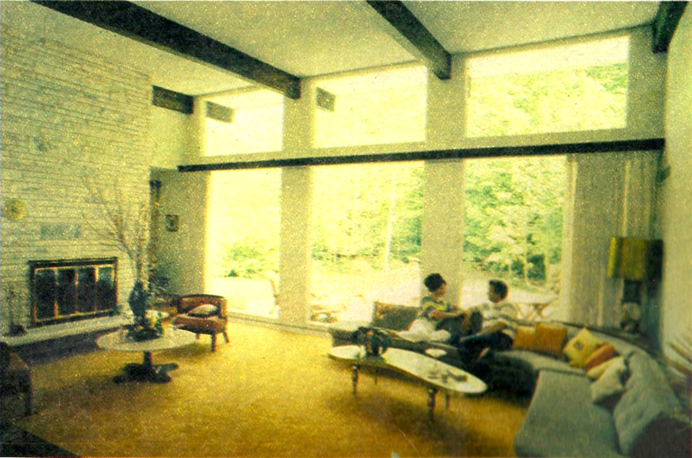 Alfred and Elaine Spagg in their Hershey-designed home